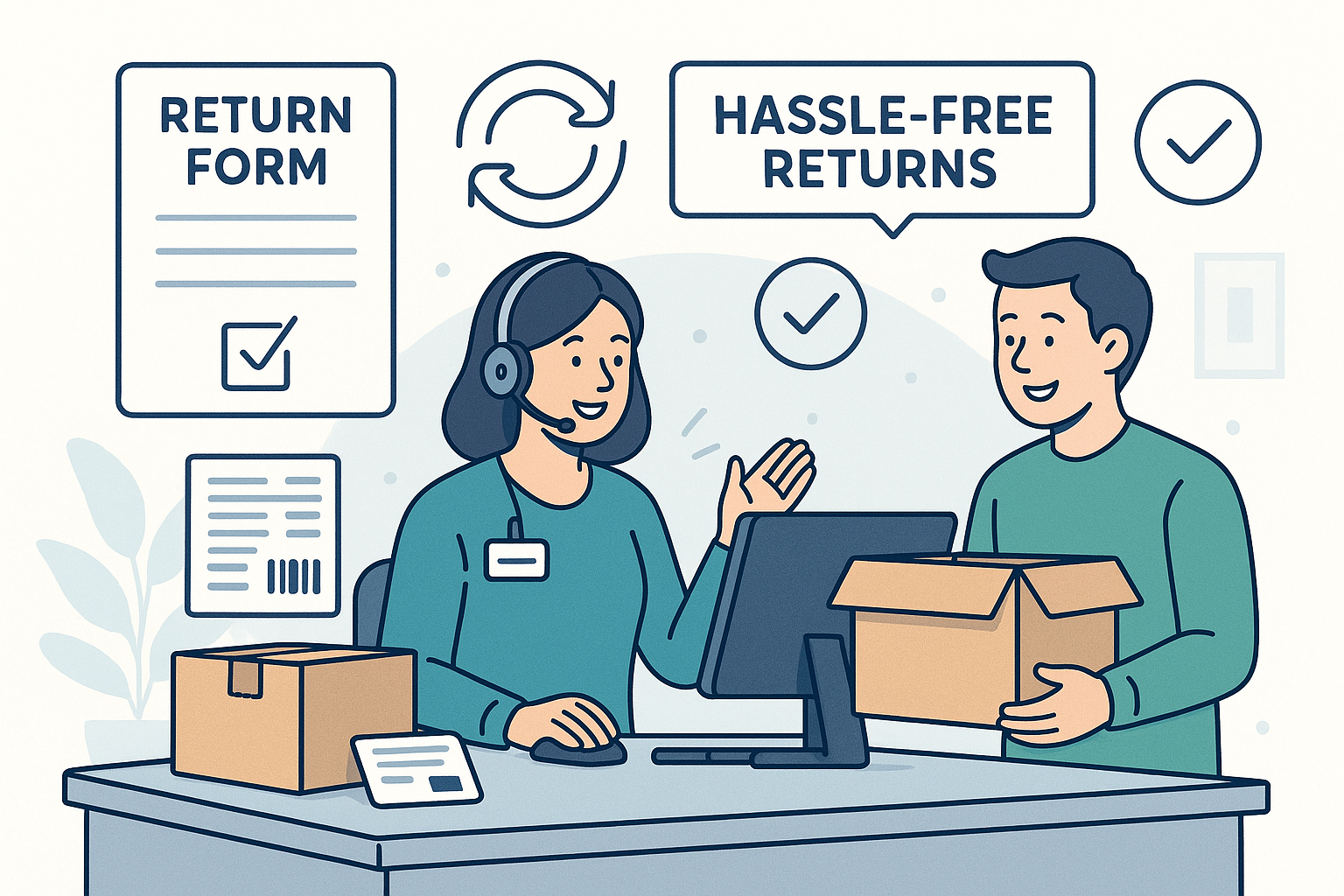 returning the product